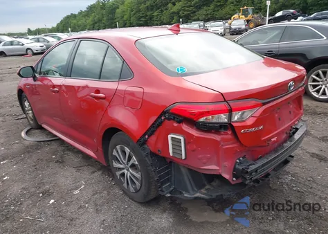 2020 Toyota Corolla Hybrid Le from USA, damaged, VIN JTDEBRBE2LJ025638